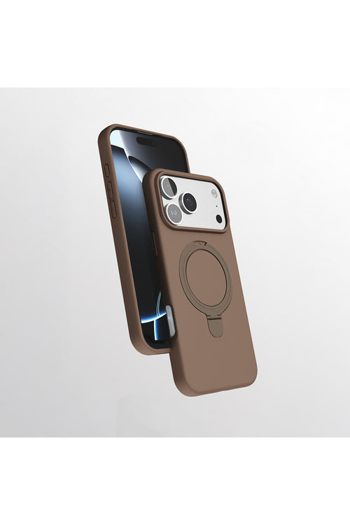 iPhone 17 Pro Case Magnetic Charging Ring Stand - Samara Cover